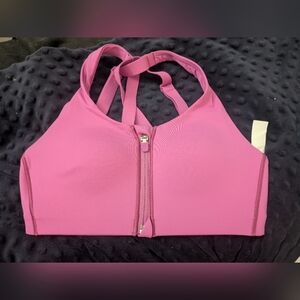 Pow Pink Lululemon Front Zip Bra, Worn Once Size 32b Perfect Condition